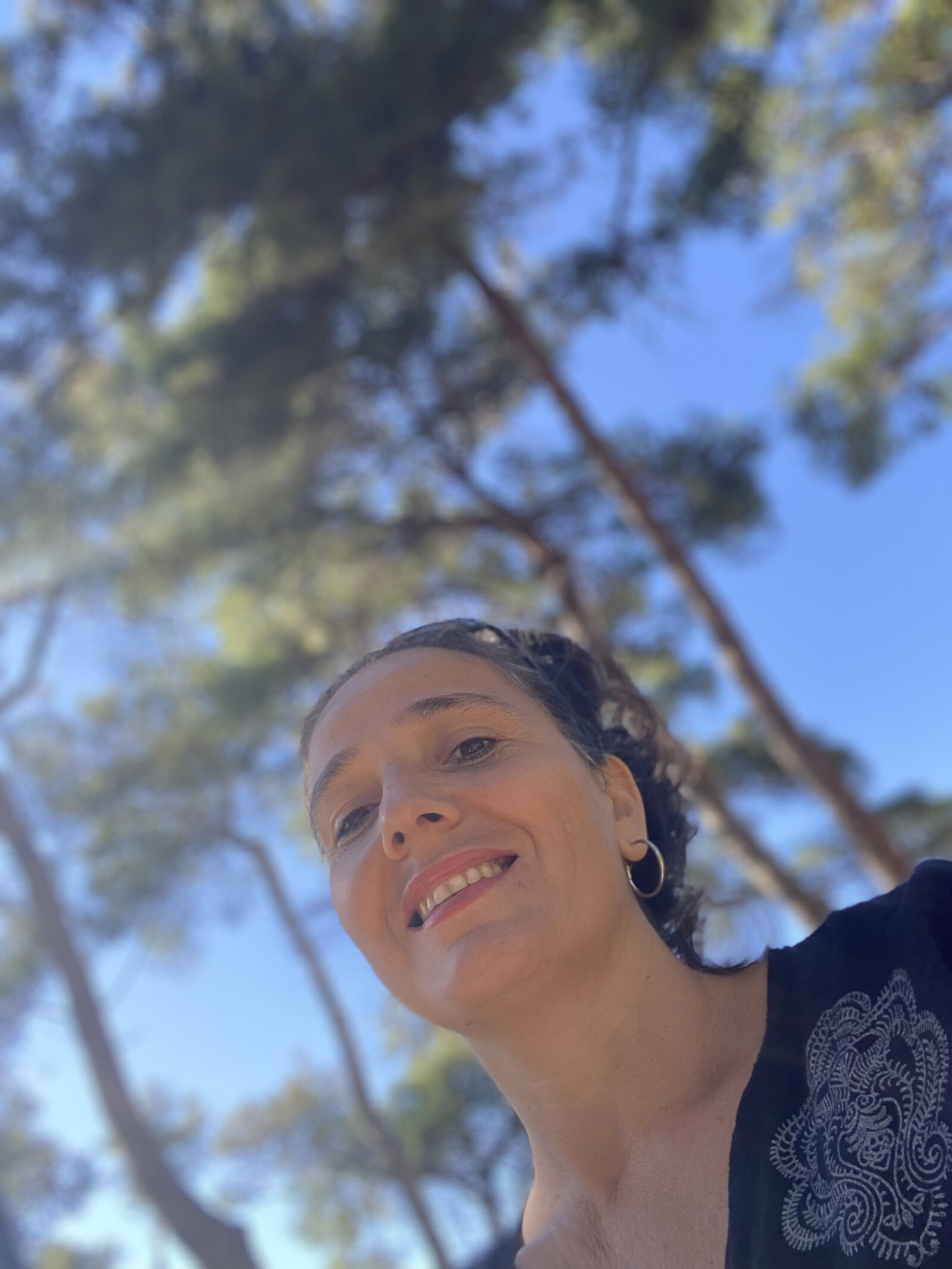 Portrait of the art life coach smiling outdoors